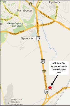 The location of the ACT Rural Fire Service open day on Sunday.