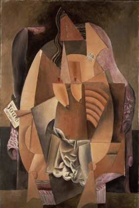 Pablo Picasso's <i>Femme assise dans un fauteuil (Eva)</i> (Woman in an Armchair), 1913, is one of the pieces to be donated to New York's Metropolitan Museum of Art.