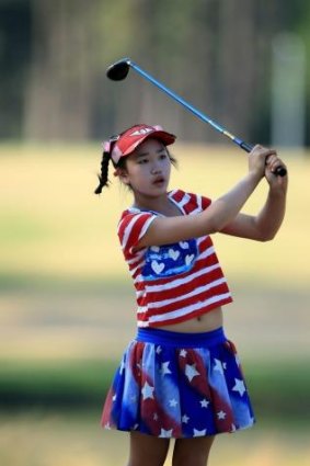 Lucy Li, 11, held her own at the US Women's Open.