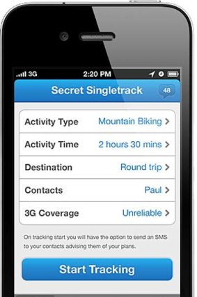 A screenshot of the Get Home Safe app.