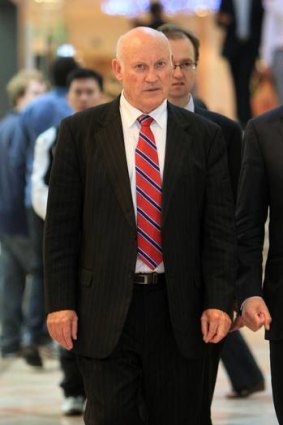 Former minister Ian Macdonald at an ICAC hearing in 2011.