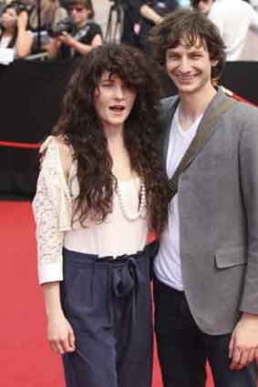 Gotye (right) arrives at the ARIA awards in Sydney.