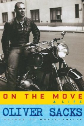 Rider: The young Oliver Sacks on the cover of his memoir <i>On the Move</i>.