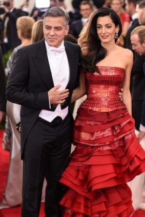 Amal Clooney  often gives husband George  satorial advice.