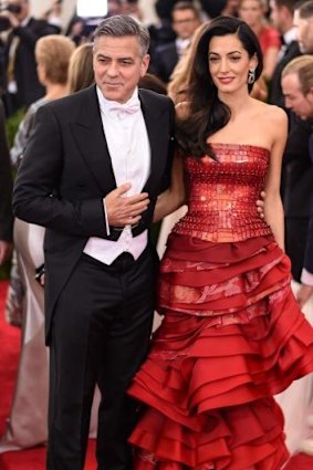 Amal Clooney  often gives husband George  satorial advice.