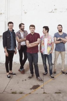 Breathing room: Hands Like Houses are enjoying the opportunity to take some time out from their hectic touring schedule.