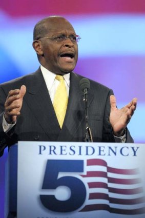 Presidential candidate Herman Cain.