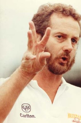 Robert Walls, Brisbane coach, in 1992.