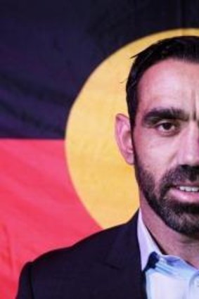 Force for change: Adam Goodes at an indigenous event.