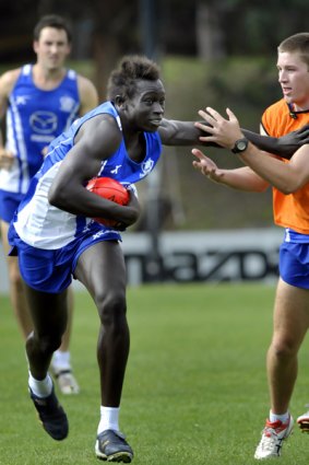 Sudanese-born youngster Majak Daw is now on the North Melbourne rookie list.