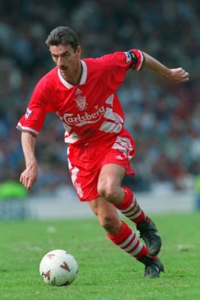 Ian Rush in action for Liverpool in 1995.