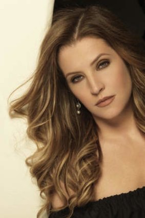 Blues: Lisa Marie Presley is touring Australia this month.