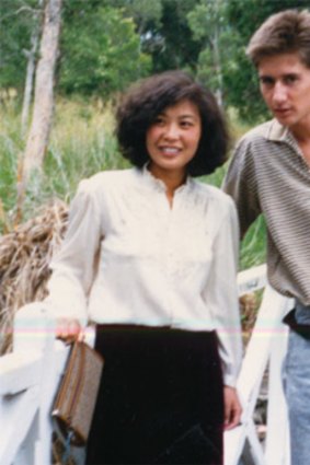 Age gap: Ms Liu with her "husband" David Shultz.