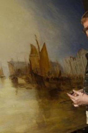 Timothy Spall stars in Mike Leigh's portrait of the famed English painter in <i>Mr Turner.</i>