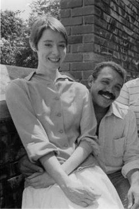 Suzanne Vega (at left) with her stepfather Ed Vega.