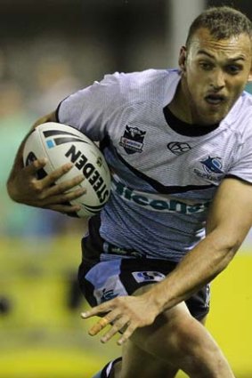 Out for nine matches ... the Sharks'  Isaac Gordon.