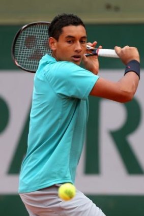 Canberra's Nick Kyrgios faces a tough first-up test at the French Open.