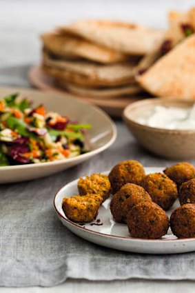 Carrot falafel.