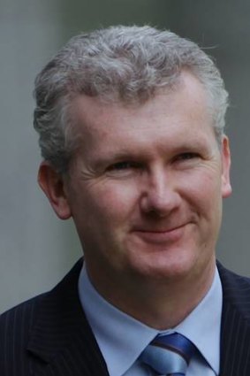 In hot water: Former federal environment minister Tony Burke is accused of breaching environmental laws when he approved the Maules Creek coalmine.