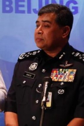 Malaysia Inspector-General of Police Khalid Abu Bakar.