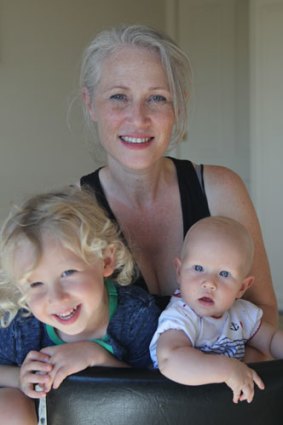 Suzanne Milne and kids.