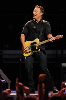 Bruce Springsteen at Rod Laver Arena.