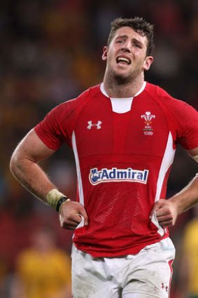 Back from injury: Alex Cuthbert of Wales.