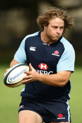 Undaunted... Dan Palmer is ready to step up for the Waratahs.