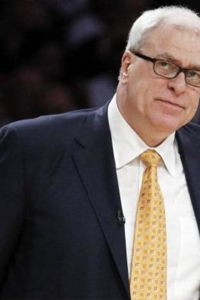 Taking control in New York: Former LA Lakers coach Phil Jackson.