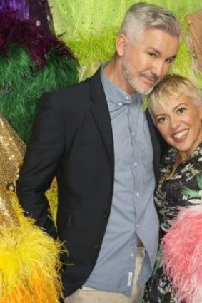 Baz Luhrmann and Catherine Martin are in Melbourne for the opening night of <i>Strictly Ballroom The Musical</i>.