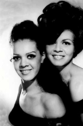 Laurel Robinson (left) and her sister Lois Peeler, the Sapphires, in the 1960s.