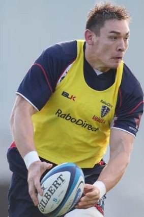 On the move: Gareth Delve will leave the Melbourne Rebels.