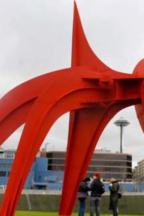 <i>Eagle</i> scuplture at the Seattle Art Museum's Olympic Sculpture Park.