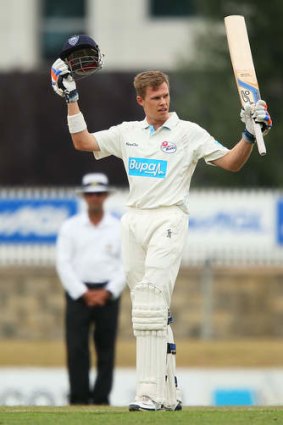 NSW opener Scott Henry finished unbeaten with a majestic 207.
