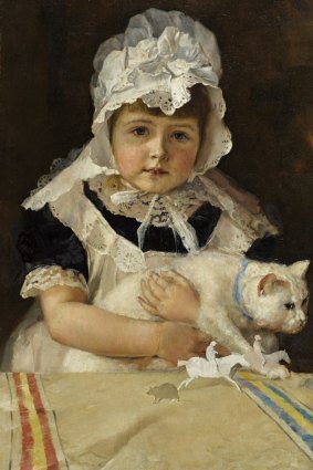 Top seller: Tom Roberts' portrait of Miss Minna Simpson (1886) sold for $976,000.
