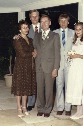 The Plibersek family in Parramatta in 1982 – (from left) Rose, Ray, Joseph, Phillip and Tanya.