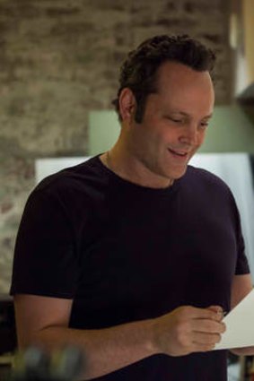 Fatherly advice: Vince Vaughn in <i>Delivery Man</i>.