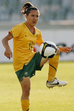 Skilful player ... Matildas star Lisa De Vanna.