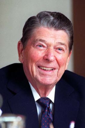 Sufferer: Former US President Ronald Reagan.
