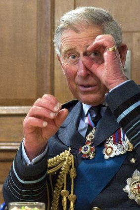 "Loony this and loony that" . . . Charles on Sunday.