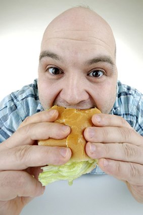 When eating fast food, people overindulge, the Obesity Policy Coalition claims.