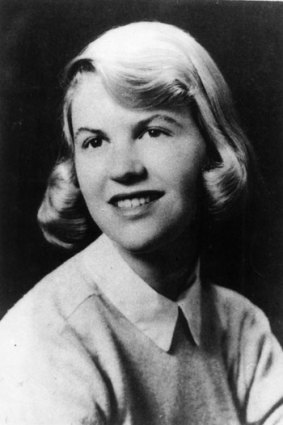 Sylvia Plath at Yale University in 1955.