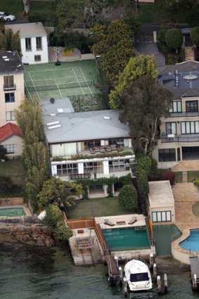 Settling in nicely ... Leonardo DiCaprio's pad while in Sydney.