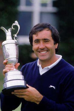 Seve Ballesteros, pictured after his win in the 1988 British Open, has died.