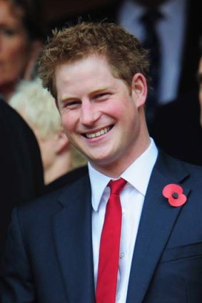 Royal to the rescue ... Prince Harry raced across the city to help a friend in need.