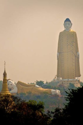 The great Standing Buddha near Monywa.