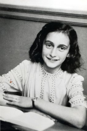 Anne Frank in her last school photograph in 1942.