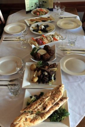 A range of dishes at the Turkish Pide House Restaurant, Jamison.