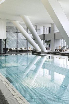 A swim at the Capitol Hotel in Tokyo might stem jetlag. 