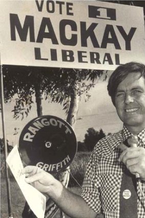 Murdered: Griffith businessman and Liberal candidate Donald Mackay.
